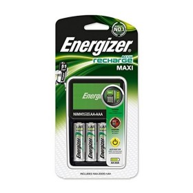 Cargador + Pilas Recargables Energizer Maxi Charger AA AAA HR6 de Energizer, Regletas - Ref: S9106191, Precio: 23,04 €, Descu...