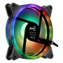 Ventilador de Caixa Aerocool DUO14 1000 rpm (Ø 14 cm) RGB Ø 14 cm ARGB de Aerocool, Ventilação e refrigeração - Ref: S9106435...