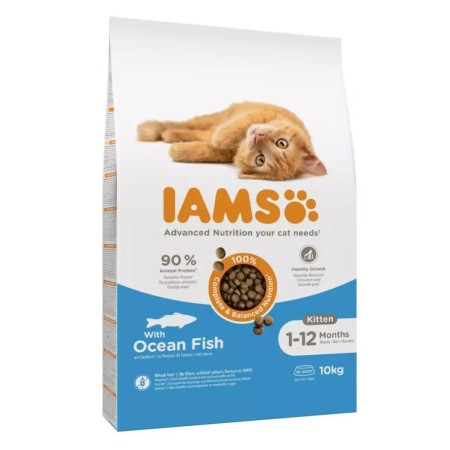 Nourriture IAMS Vitality Cat Kitten Ocean Fish Poisson 10 kg de IAMS, Sèche - Réf : S91099166, Prix : 38,05 €, Remise : %