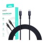 Cable USB Aukey CB-SCC241 Negro 1 m 240 W de Aukey, Cables USB - Ref: S91102854, Precio: 18,00 €, Descuento: %