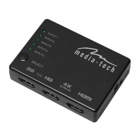 HDMI switch Media Tech MT5207 Black by Media Tech, HDMI - Ref: S91103176, Price: 15,89 €, Discount: %