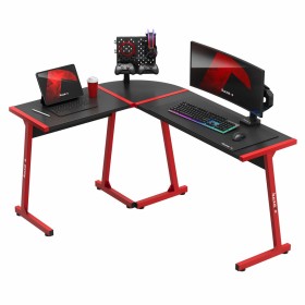 Desk Huzaro Hero 6.3 White Black Steel Carbon fibre 154 x 74 x 117 cm | Tienda24 - Global Online Shop Tienda24.eu