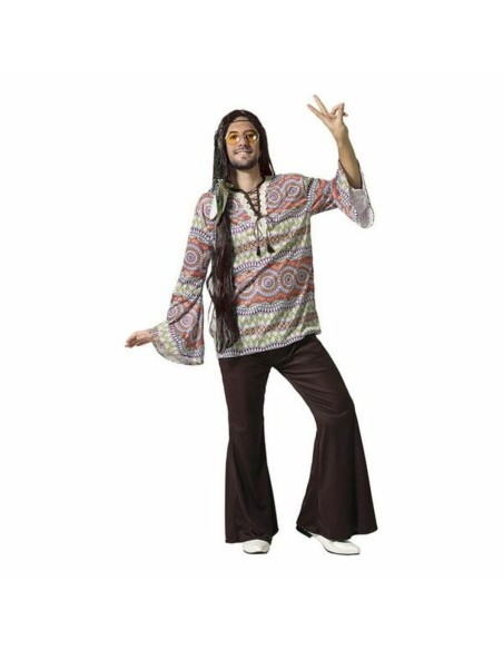 Costume per Adulti Hippie da BigBuy Carnival, Adulti - Ref: S1126390, Precio: €20.33, Descuento: %