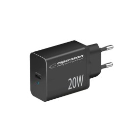 Wall Charger Esperanza EZC104K Black by Esperanza, Chargers - Ref: S91105123, Price: 6,97 €, Discount: %