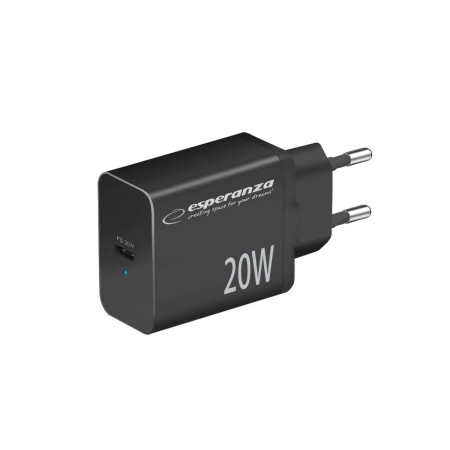 Chargeur mural Esperanza EZC104K Noir | Tienda24 - Global Online Shop Tienda24.eu