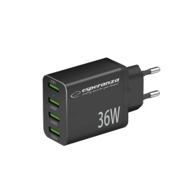 Wall Charger Esperanza EZC107K Black by Esperanza, Chargers - Ref: S91105125, Price: 10,47 €, Discount: %