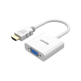 Adaptador HDMI para VGA Unitek Y-6333C01 Branco de Unitek, Cabos HDMI - Ref: S91105895, Preço: 8,74 €, Desconto: %