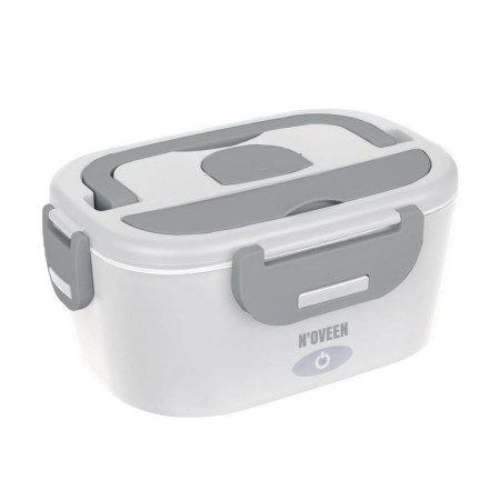 Electric Lunch Box N'oveen LB715 White Grey 1,1 L 2 Pieces by N'oveen, Food storage - Ref: S91106147, Price: 37,45 €, Discoun...