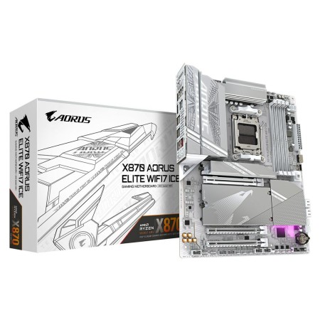 Motherboard Gigabyte X870 AORUS ELITE WF7 ICE AMD AM5 AMD X870 von Gigabyte, Hauptplatinen - Ref: S91106872, Preis: 415,14 €,...