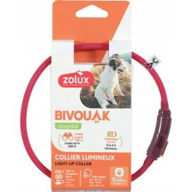 Dog collar Zolux BIVOUAK LED Red 40 cm 20 cm by Zolux, Collars - Ref: S91107511, Price: 7,49 €, Discount: %