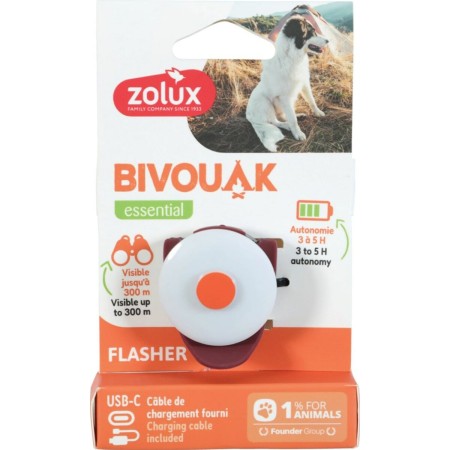 Adesivos/Etiquetas Zolux BIVOUAK Vermelho de Zolux, Coleiras - Ref: S91107515, Preço: 8,41 €, Desconto: %