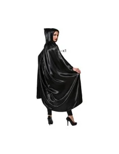 Cape Schwarz Mit Kapuze von BigBuy Carnival, Umhänge und Flügel - Ref: S1126534, Preis: 6,72 €, Rabatt: %