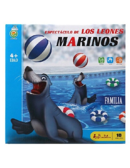 Jogo Educativo Sea lion show Azul (27 x 27 cm) | Tienda24 Tienda24.eu