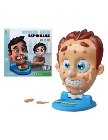 Lernspiel Boy with pimples Spanisch Braun (27 x 27 cm) | Tienda24 Tienda24.eu