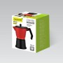 Cafeteira Italiana Feel Maestro MR-1657-9 Preto Vermelho Alumínio 450 ml 9 Copos de Feel Maestro, Cafeteiras italianas - Ref:...