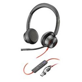 Headphones with Microphone Poly 8X225AA Black by Poly, PC Headsets - Ref: S91109265, Price: 139,92 €, Discount: %