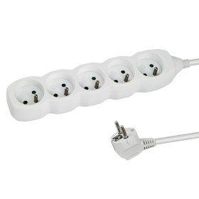 Power Strip - 5 Sockets Schuko Lanberg 2500 W 3 m White (3 m) | Tienda24 - Global Online Shop Tienda24.eu