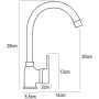 Kitchen Tap Pyramis 090 923 501 Vanilla by Pyramis, Kitchen taps - Ref: S91109942, Price: 49,78 €, Discount: %