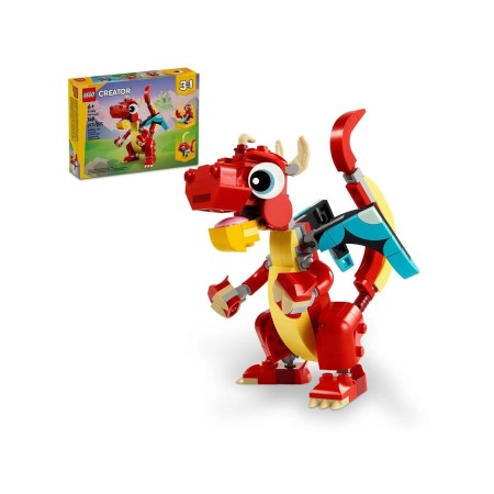 Jogo de Construção Lego 31145 DRAGÓN ROJO Multicolor 149 Peças de Lego, Jogos de construção - Ref: S91110381, Preço: 11,68 €,...