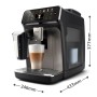 Superautomatische Kaffeemaschine Philips EP4449/70 Schwarz Silberfarben 230 W 15 bar 1,8 L von Philips, Kaffee-Vollautomaten ...