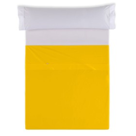 Top sheet Alexandra House Living Mustard 260 x 270 cm by Alexandra House Living, Sheets and pillowcases - Ref: D1600152, Pric...