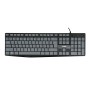 Keyboard Ibox IKC2010G Black Grey by Ibox, Keyboards - Ref: S91110647, Price: 7,62 €, Discount: %