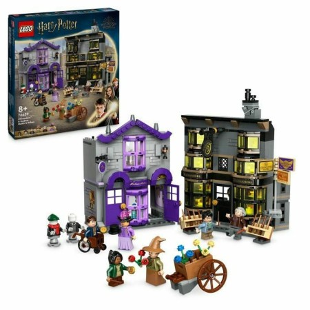 Set di Costruzioni Lego 76439 Las Tiendas de Ollivander y Madame Malkin Multicolore di Lego, Costruzioni - Rif: S91111188, Pr...