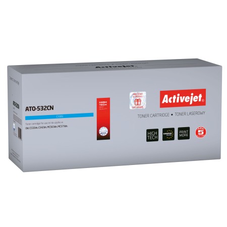 Toner original Activejet ATO-532CN Cyan (1 Unité) de Activejet, Toners et encre pour imprimante - Réf : S9113167, Prix : 33,0...