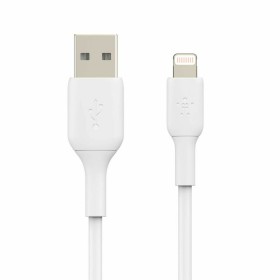 Cable USB a Lightning Belkin CAA001BT3MWH Blanco 3 m (1 unidad) de Belkin, Cables Lightning - Ref: S9115139, Precio: 17,93 €,...