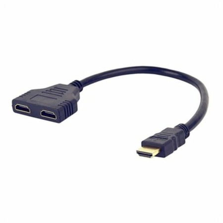 HDMI to Double HDMI Adapter GEMBIRD DSP-2PH4-04 Black by GEMBIRD, DVI-HDMI adapters - Ref: S9115204, Price: 4,62 €, Discount: %