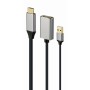 Adaptador DisplayPort a HDMI GEMBIRD A-HDMIM-DPF-02 Negro 4K Ultra HD (1 unidad) de GEMBIRD, Arrastre y elevación - Ref: S911...