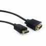 Adaptador DisplayPort a VGA GEMBIRD CCP-DPM-VGAM-6 Negro 24 bits 1,8 m de GEMBIRD, Cables VGA - Ref: S9115256, Precio: 9,46 €...