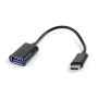 Adaptateur USB C vers USB GEMBIRD A-OTG-CMAF2-01 Noir 20 cm 200 cm de GEMBIRD, Câbles USB - Réf : S9115285, Prix : 2,15 €, Re...