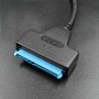 Adaptador USB a SATA para Disco Rígido Qoltec 51855 Preto de Qoltec, Cabos USB - Ref: S9115450, Preço: 6,91 €, Desconto: %