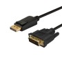 Adaptador DisplayPort a DVI Savio CL-122 Negro 3 m de Savio, Cables DisplayPort - Ref: S9115468, Precio: 9,52 €, Descuento: %