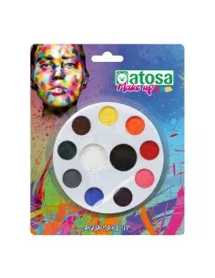 Pintura de Cara Multicolor Paleta Tinta a base de agua de BigBuy Carnival, Maquillaje - Ref: S1127874, Precio: €6.68, Descuen...