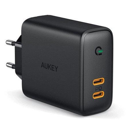 Wandladegerät Aukey PA-D2 Schwarz 36 W von Aukey, Ladegeräte - Ref: S9117934, Preis: 28,08 €, Rabatt: %