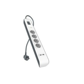 Rallonge 4 prises Schuko avec interrupteur Belkin BSV401CA2M (2 m) de Belkin, Multiprises - Réf : S9118191, Prix : 33,92 €, R...