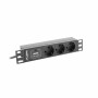 Réglette Lanberg PDU-03F-0200-IEC-BK (2 m) de Lanberg, Multiprises - Réf : S9118254, Prix : 16,90 €, Remise : %