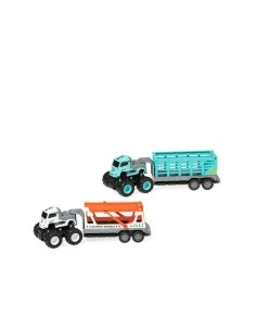 Camion City Rescue Bleu 24 x 15 cm 1:64 | Tienda24 Tienda24.eu