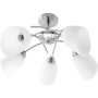 Ceiling Light Activejet NIKITA 5P Nikiel White nickel Metal Glass 200 W (1 Unit) by Activejet, Ceiling Lights - Ref: S9121693...