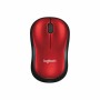 Souris sans-fil Logitech M185 Noir Rouge Monochrome 1000 dpi de Logitech, Souris - Réf : S9123443, Prix : 15,45 €, Remise : %