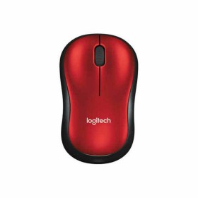 Ratón Inalámbrico Logitech M185 Negro Rojo Monocromo 1000 dpi de Logitech, Ratones - Ref: S9123443, Precio: 15,45 €, Descuent...