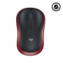 Souris sans-fil Logitech M185 Noir Rouge Monochrome 1000 dpi de Logitech, Souris - Réf : S9123443, Prix : 15,45 €, Remise : %