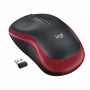 Souris sans-fil Logitech M185 Noir Rouge Monochrome 1000 dpi de Logitech, Souris - Réf : S9123443, Prix : 15,45 €, Remise : %