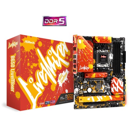 Carte Mère ASRock B650 LiveMixer AMD AMD B650 AMD AM5 de ASRock, Cartes mères - Réf : S9124569, Prix : 205,99 €, Remise : %