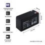 Battery for Uninterruptible Power Supply System UPS Qoltec 53031 9 Ah 12 V by Qoltec, Replacement batteries for uninterrupted...