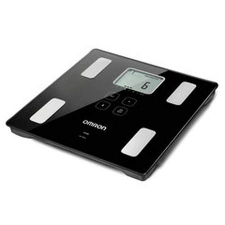 Digital Bathroom Scales Omron HBF-222T-EBK Black 34 x 32 x 8 cm by Omron, Scales - Ref: S9131705, Price: 126,64 €, Discount: %