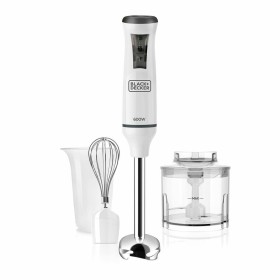 Hand-held Blender Black & Decker BXHBA600E White 600 W by Black & Decker, Cup and hand blenders - Ref: S9132532, Price: 41,87...