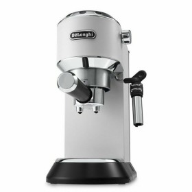 Cafetera Express de Brazo DeLonghi EC 685.W 1300 W Blanco Negro Plateado 1300 W 15 bar 1,1 L de DeLonghi, Cafeteras automátic...